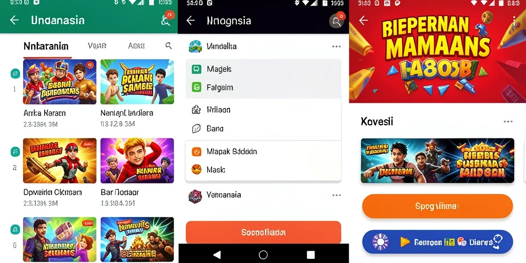 Tampilan antarmuka yang intuitif dan menarik.